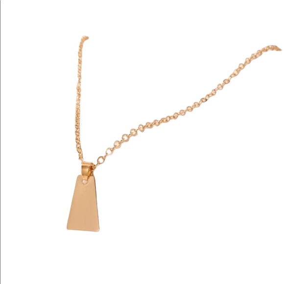 Dainty Gold Pendant Necklace - Picture 2 of 4